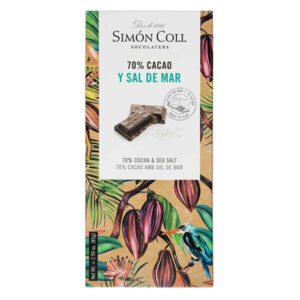 Chocolate 70 cocoa sea salt simon coll 85g