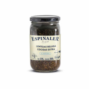 Beluga lentils espinaler